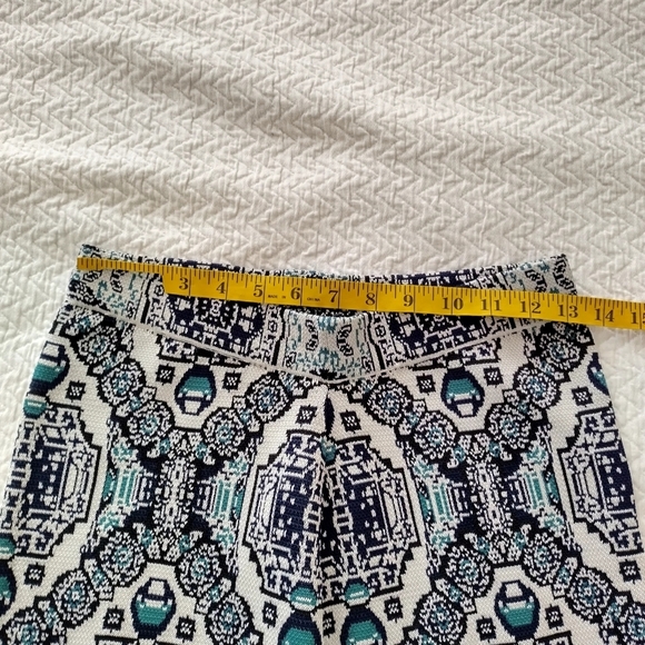 Free People Sun In The West knitted wide leg trousers in cream Blue Sz S - Picture 9 of 11